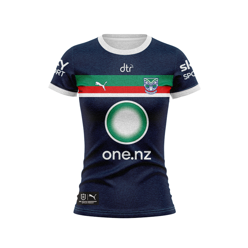 Women's NRL New Zealand Warriors 2023 Home Training Jersey