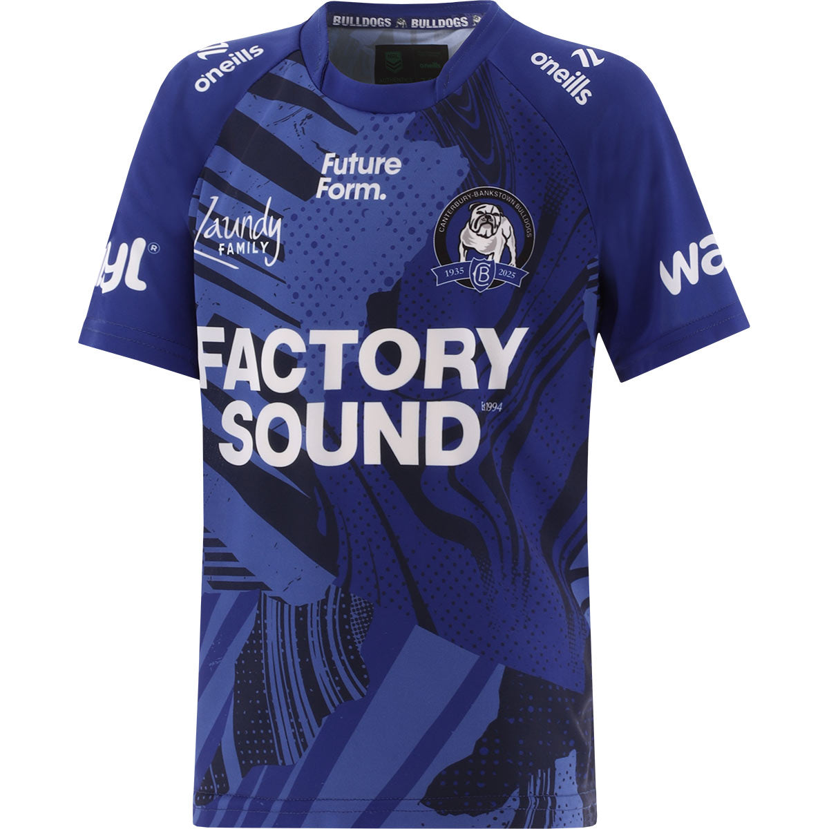 Kid's NRL Canterbury-Bankstown Bulldogs 2025 Training Jersey