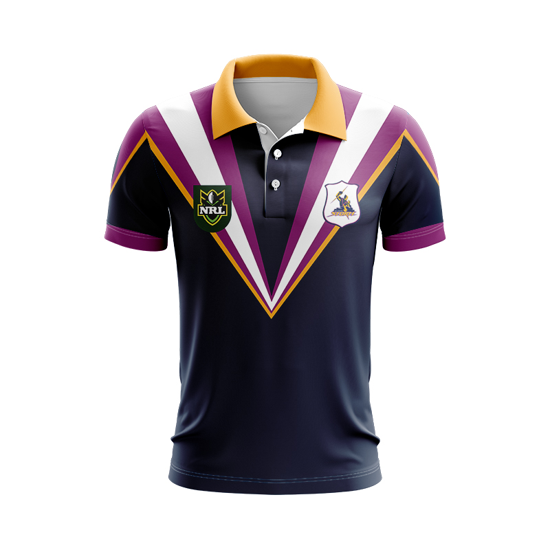 NRL Melbourne Storm 1998 Retro Polo Shirt