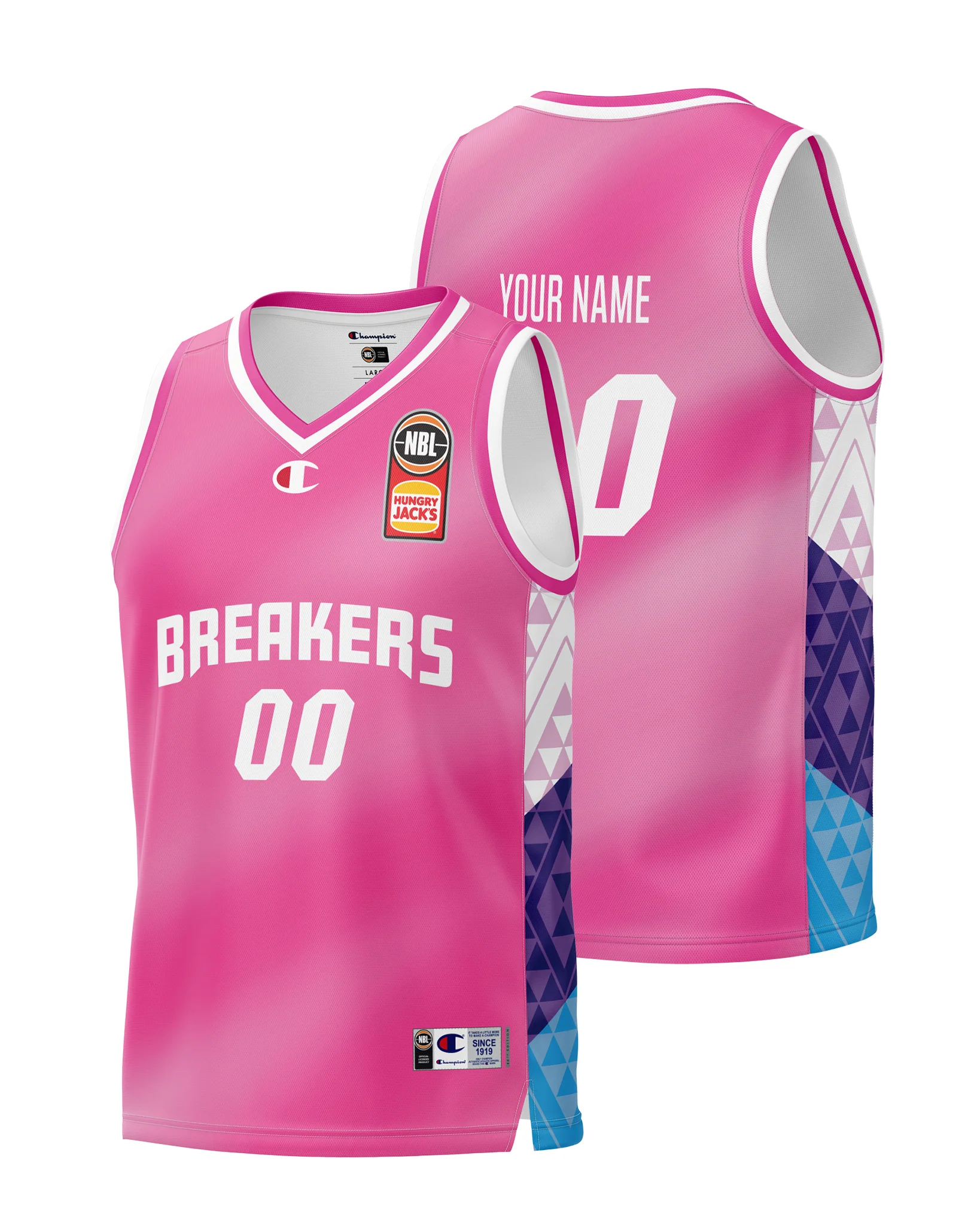 New Zealand Breakers 23/24 Home Jersey - Personalised