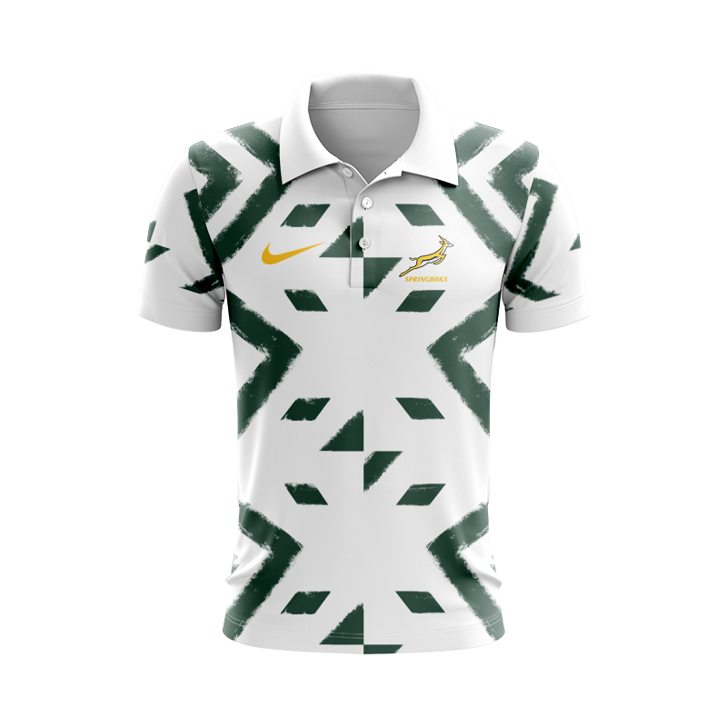 South Africa Springboks 2024 Pre-Match Polo Shirt
