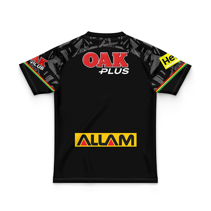 Kid's NRL Penrith Panthers 2024 Black Training Jersey