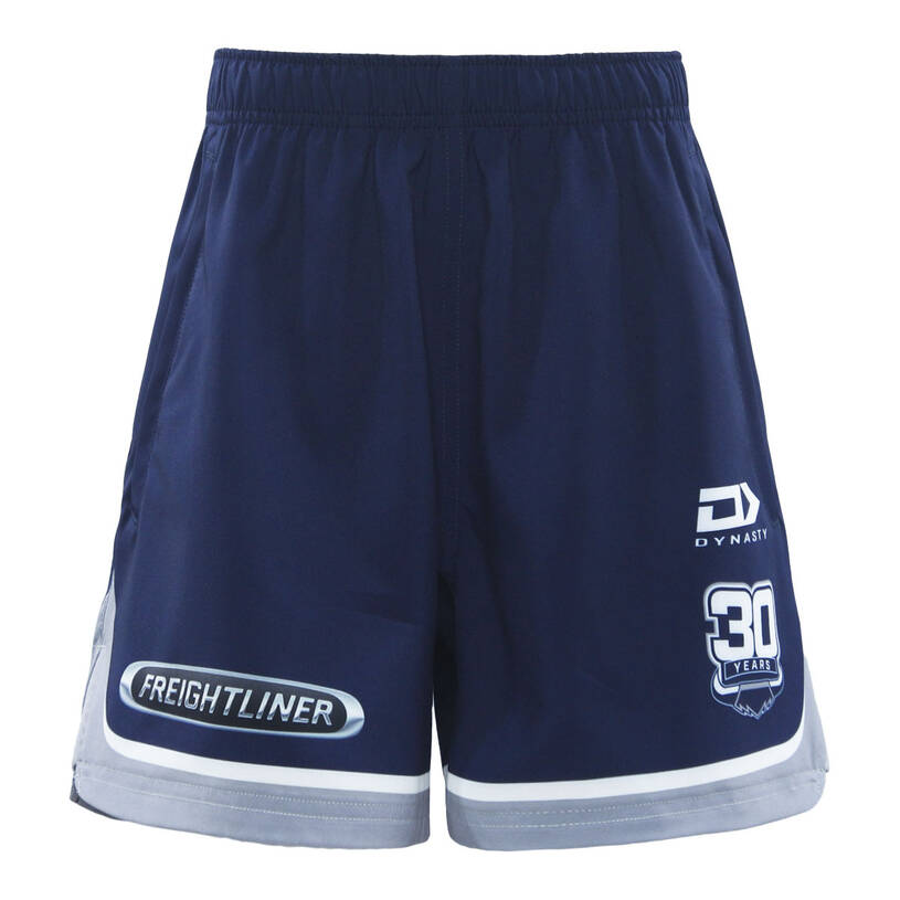 Kid's NRL North Queensland Cowboys 2025 Navy Gym Shorts