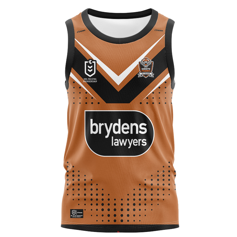 NRL Wests Tigers 2024 Away Singlet