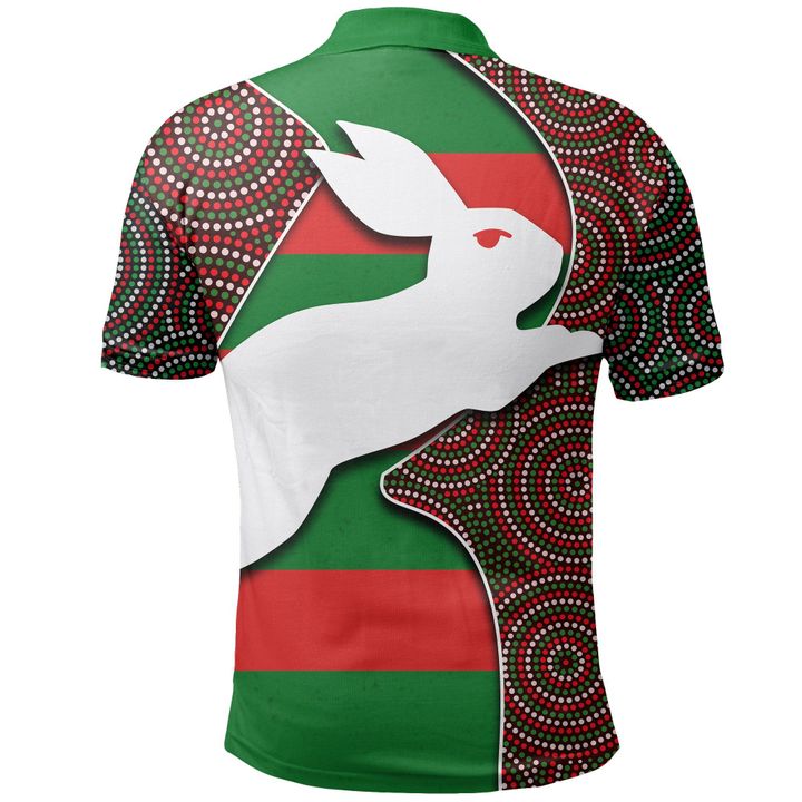 NRL South Sydney Rabbitohs 2021 Indigenous Polo Shirt