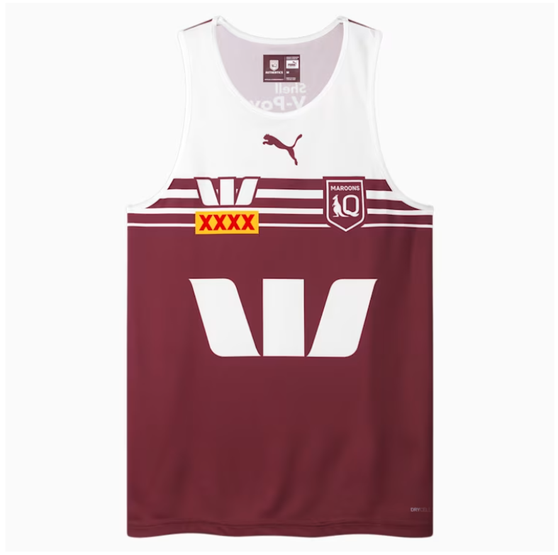 QLD Maroons 2024 MW Training Singlet