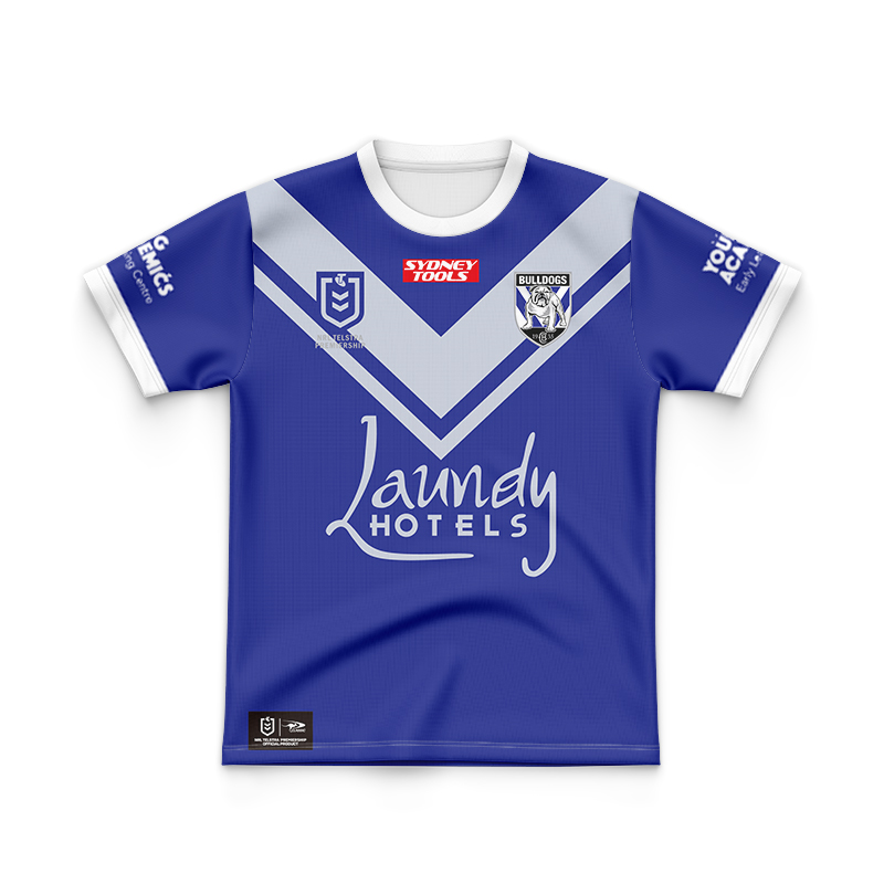 Kid's NRL Canterbury-Bankstown Bulldogs 2023 Home Jersey
