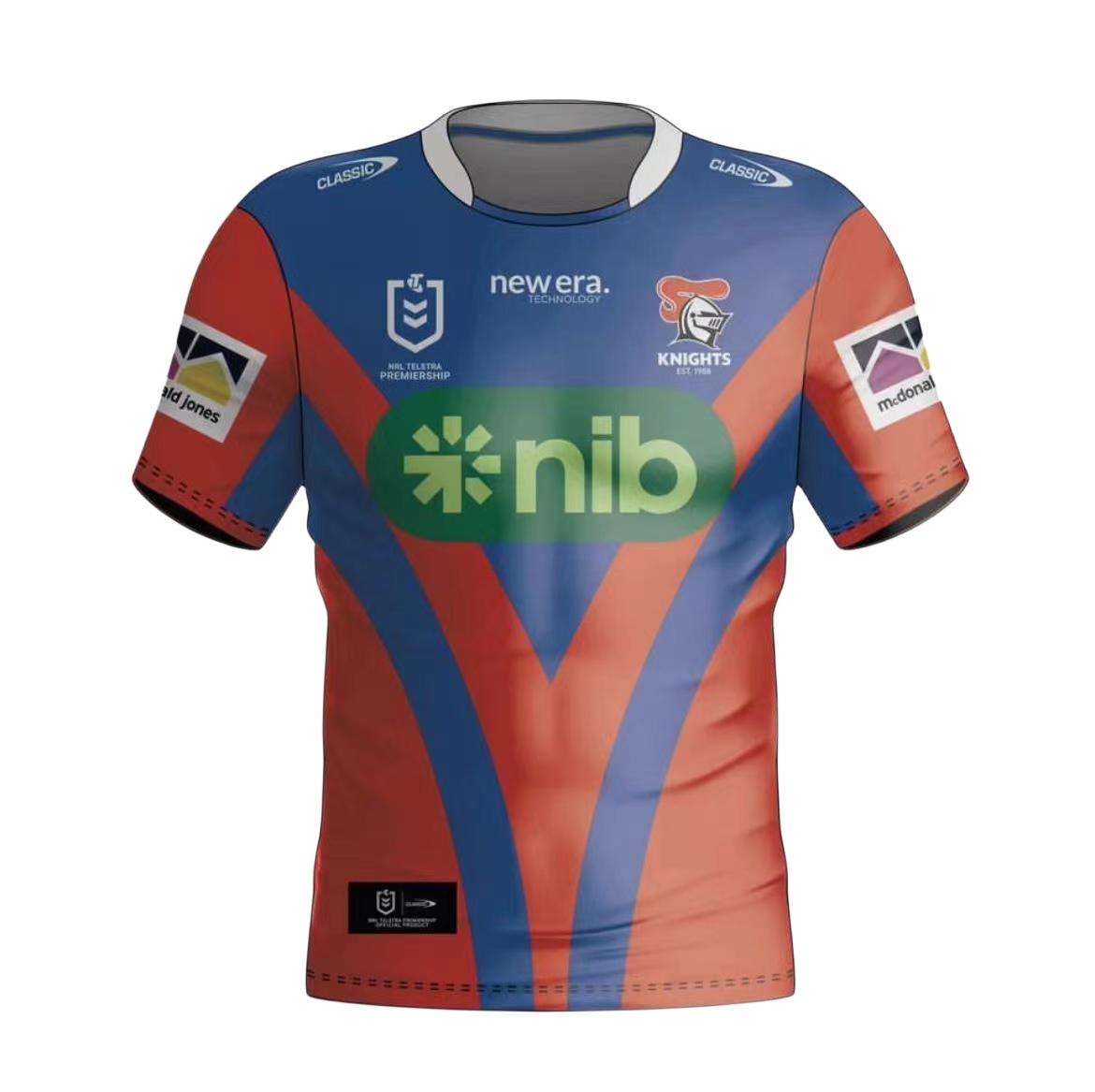 NRL Newcastle Knights 2024 Home Jersey