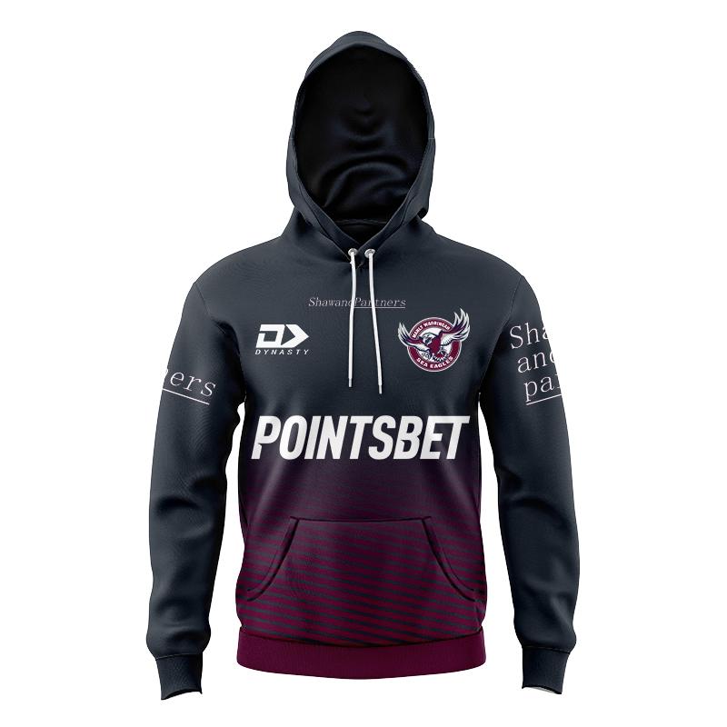 Kid's NRL Manly Warringah Sea Eagles 2024 Alternate Training Hoodie