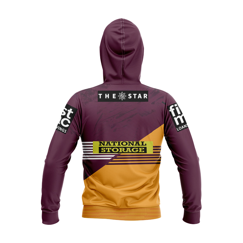 Kid's NRL Brisbane Broncos 2024 Home Hoodie
