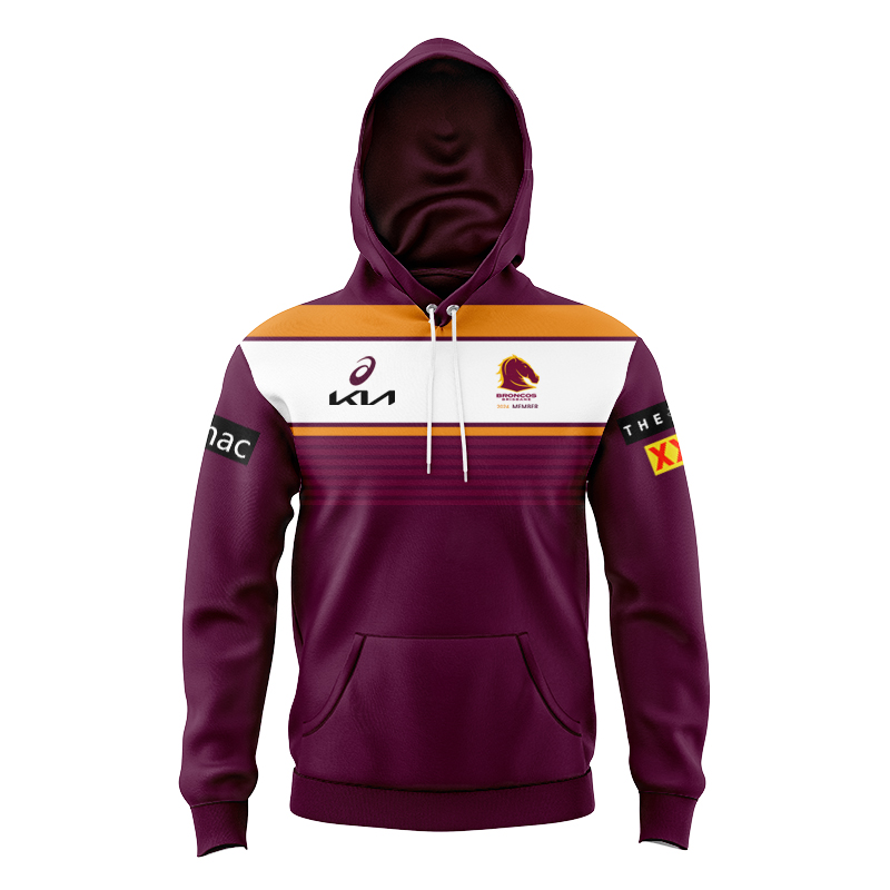 Kid's NRL Brisbane Broncos 2024 Member Hoodie