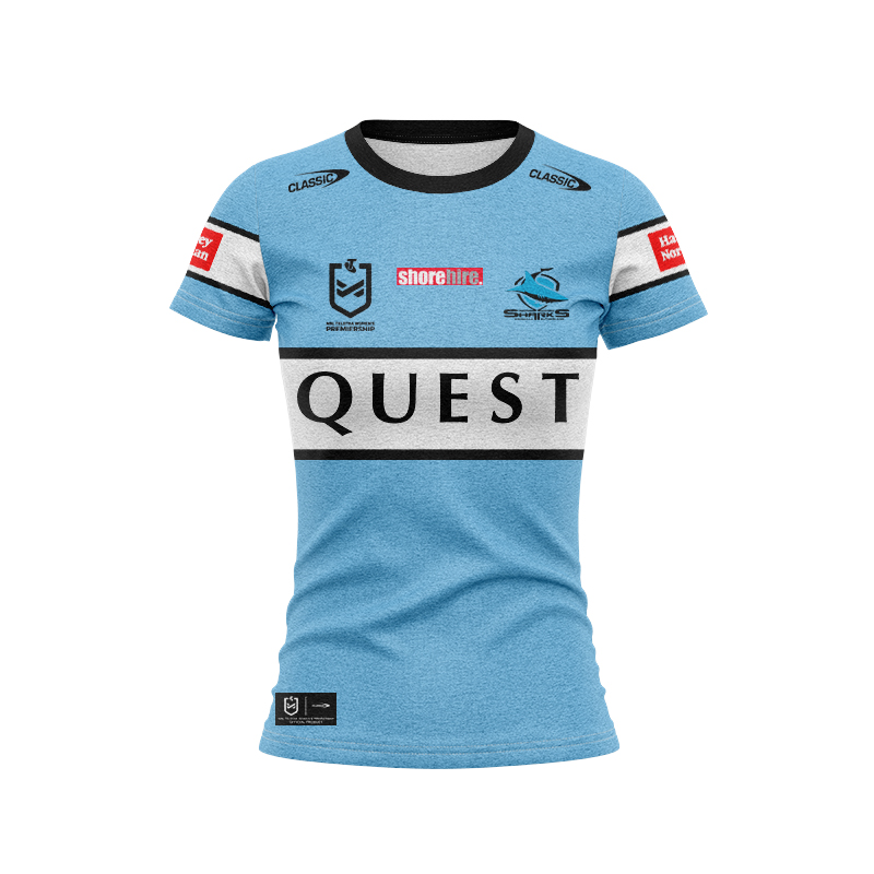 Women's NRLW Cronulla-Sutherland Sharks 2024 Home Jersey