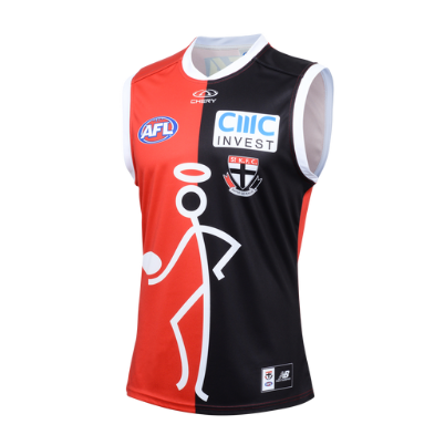 AFL St Kilda Saints 2024 Stickman Guernsey