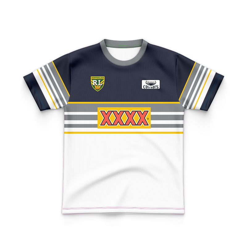 Kid's NRL North Queensland Cowboys 1995 Retro Jersey