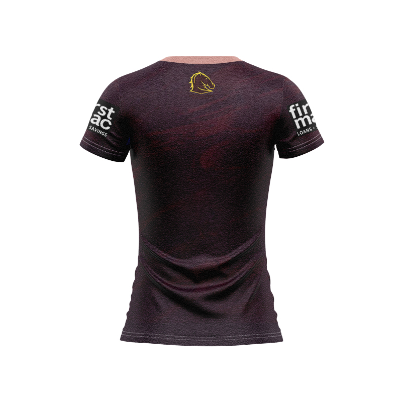 Women's NRL Brisbane Broncos 2023 Maroon Training Jersey