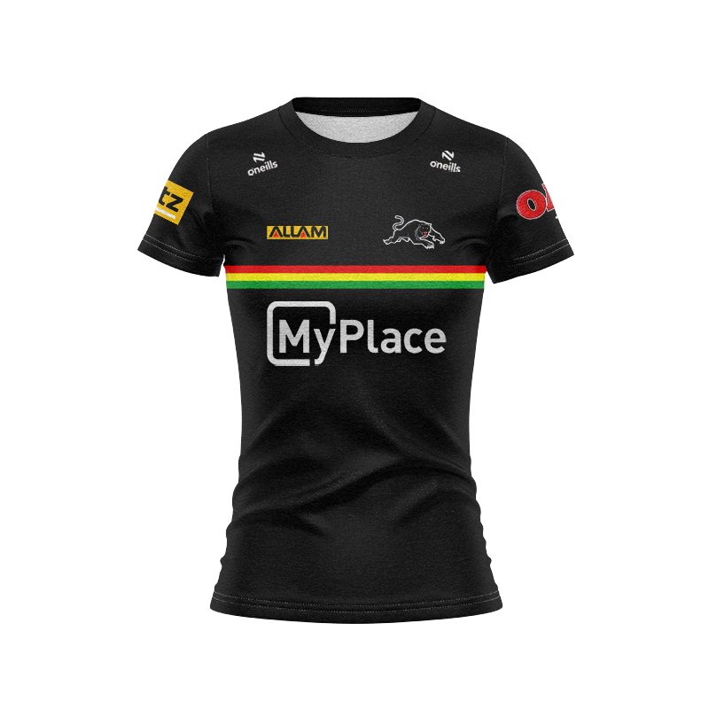 Women's NRL Penrith Panthers 2025 Black Training Jersey