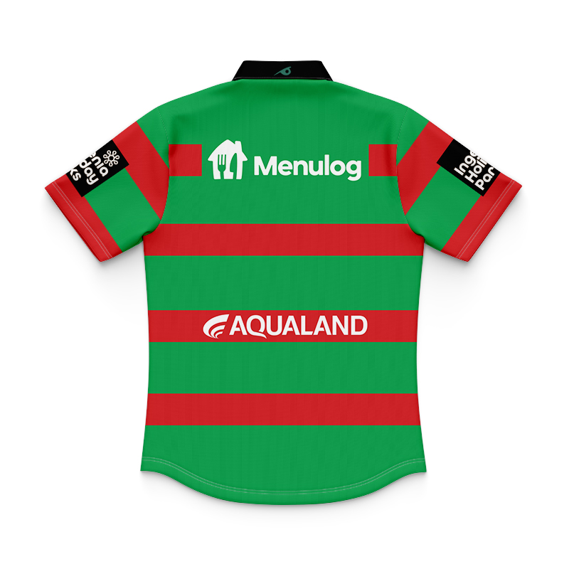 Kid's NRL South Sydney Rabbitohs 2024 Home Polo Shirt