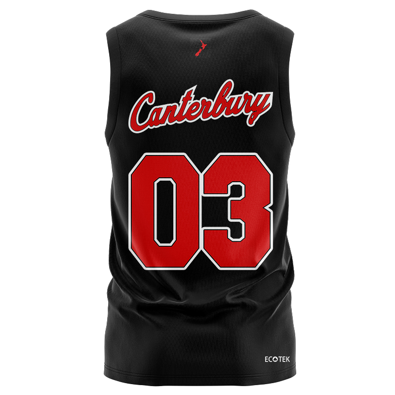 NRL New Zealand Warriors 2024 Black Warm Up Singlet