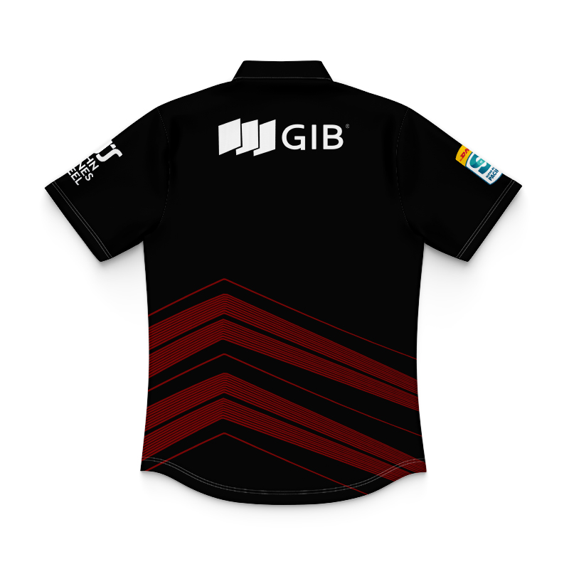 Kid's Canterbury Crusaders Super Rugby 2024 Away Polo Shirt