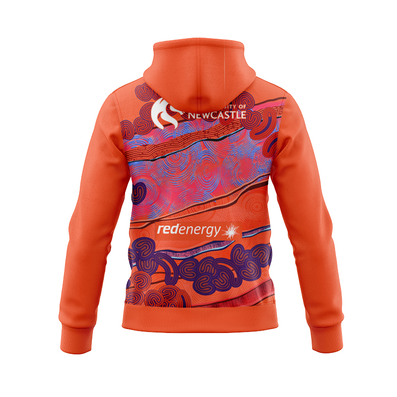 NRL Newcastle Knights 2024 Retail Indigenous Zipper Hoodie