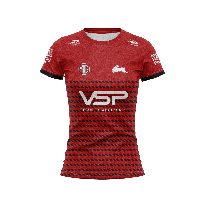 Women's NRL South Sydney Rabbitohs 2024 Red Training Jersey