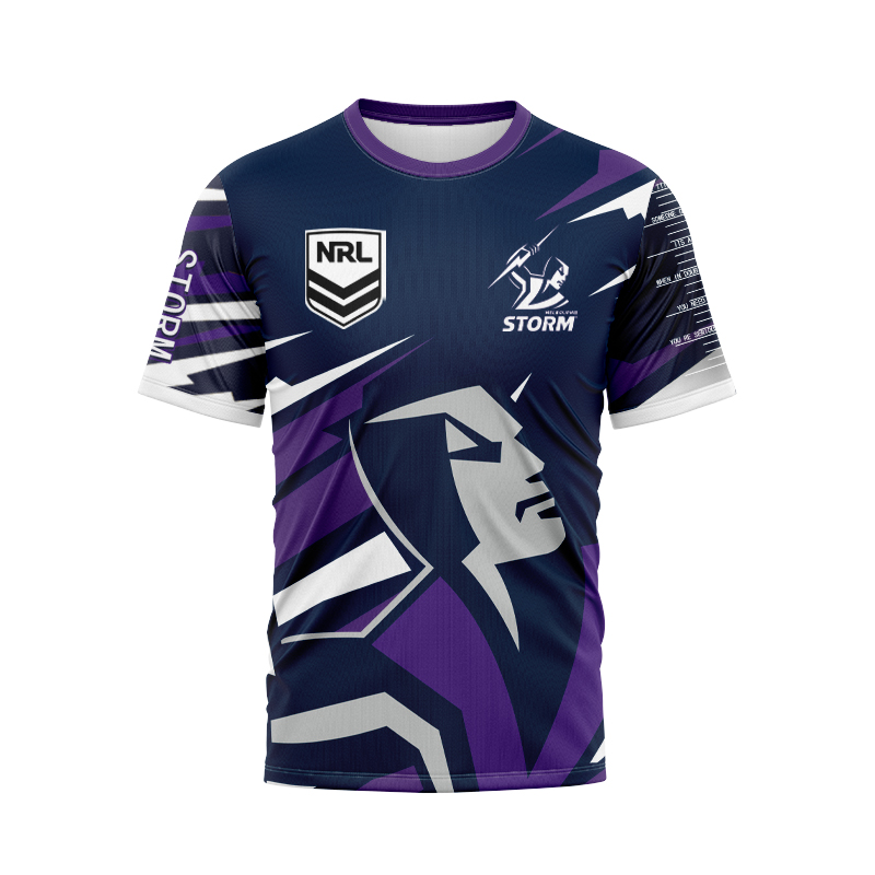 NRL Melbourne Storm 2024 'FISHFINDER' Fishing Jersey