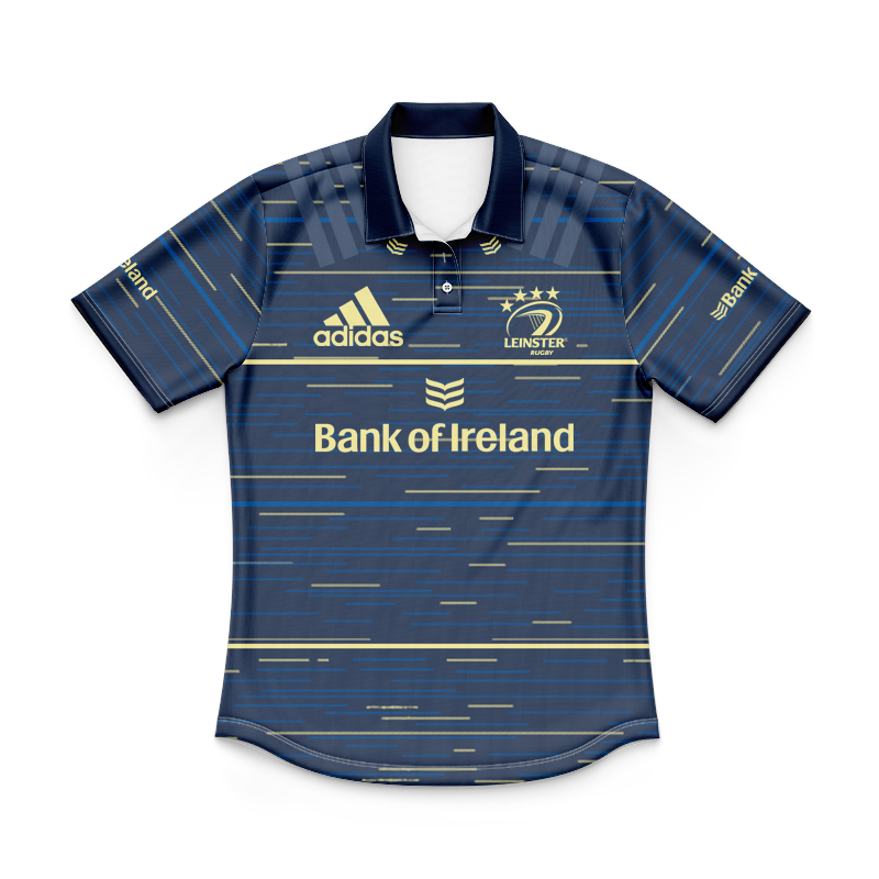 Kid's Leinster Rugby 2021 Home Polo Shirt