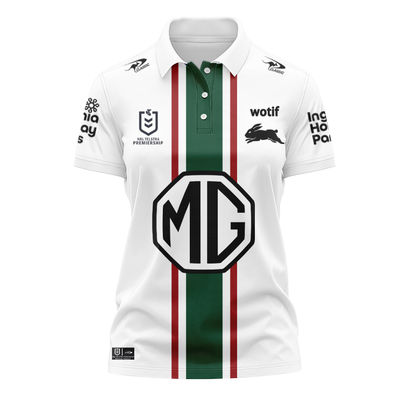 Women's NRL South Sydney Rabbitohs 2024 Alternate Polo Shirt