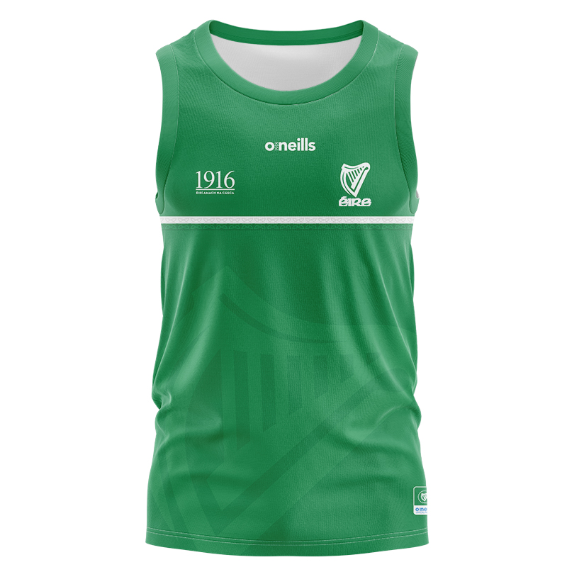 Men's Ireland 1916 Commemoration GAA Green Sleeveless Jersey