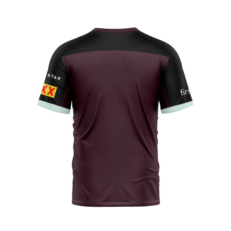 NRL Brisbane Broncos 2025 Maroon Training Jersey