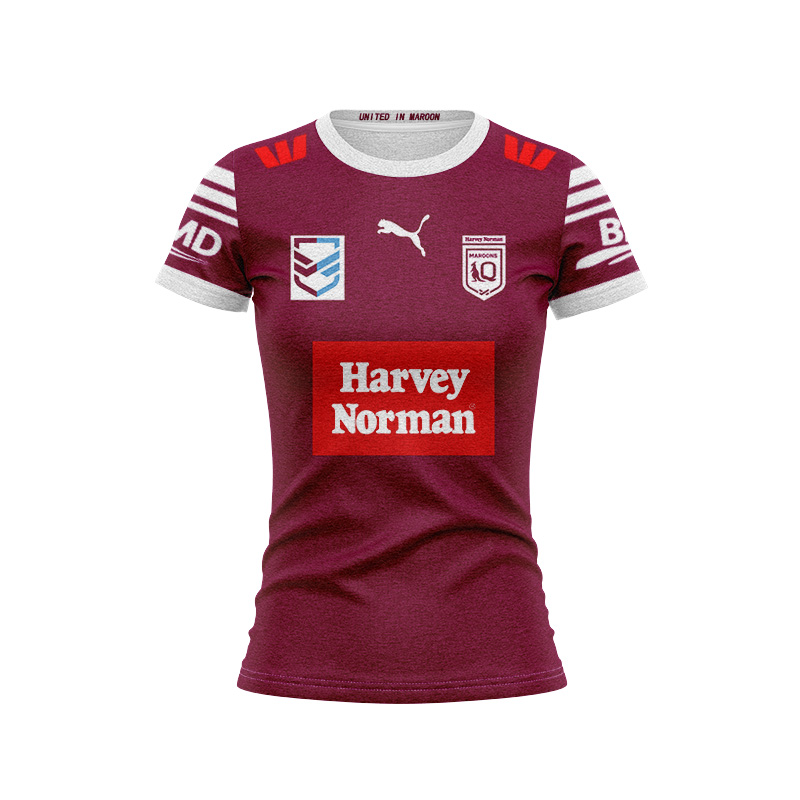 Women's QLD Maroons Harvey Norman 2024 Jersey