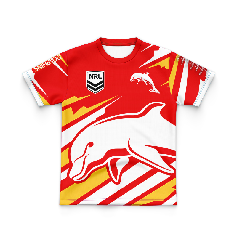 Kid's NRL Dolphins 2024 'FISHFINDER' Jersey