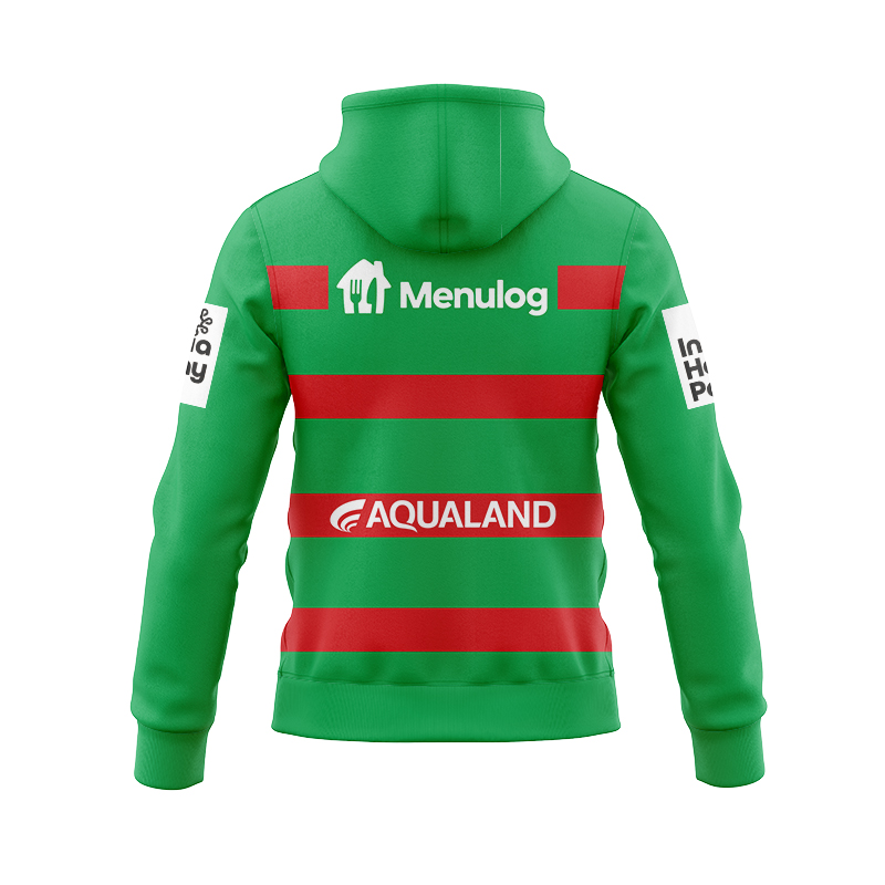 NRL South Sydney Rabbitohs 2024 Away Zipper Hoodie