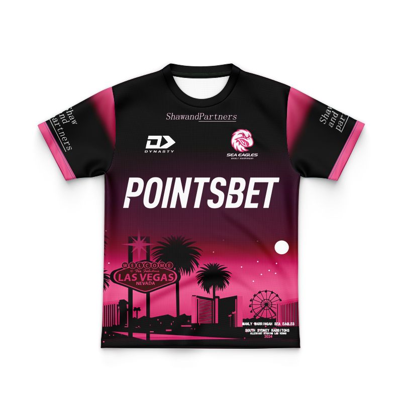 Kid's NRL Manly Warringah Sea Eagles 2024 Las Vegas Warm Up Jersey