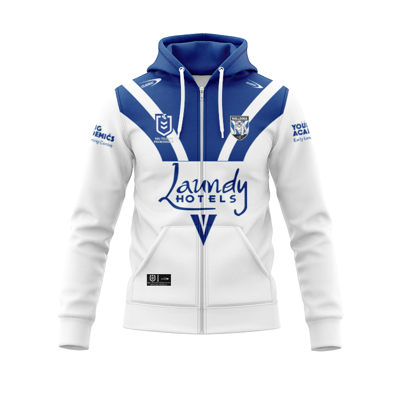 NRL Canterbury-Bankstown Bulldogs 2024 ANZAC Zipper Hoodie