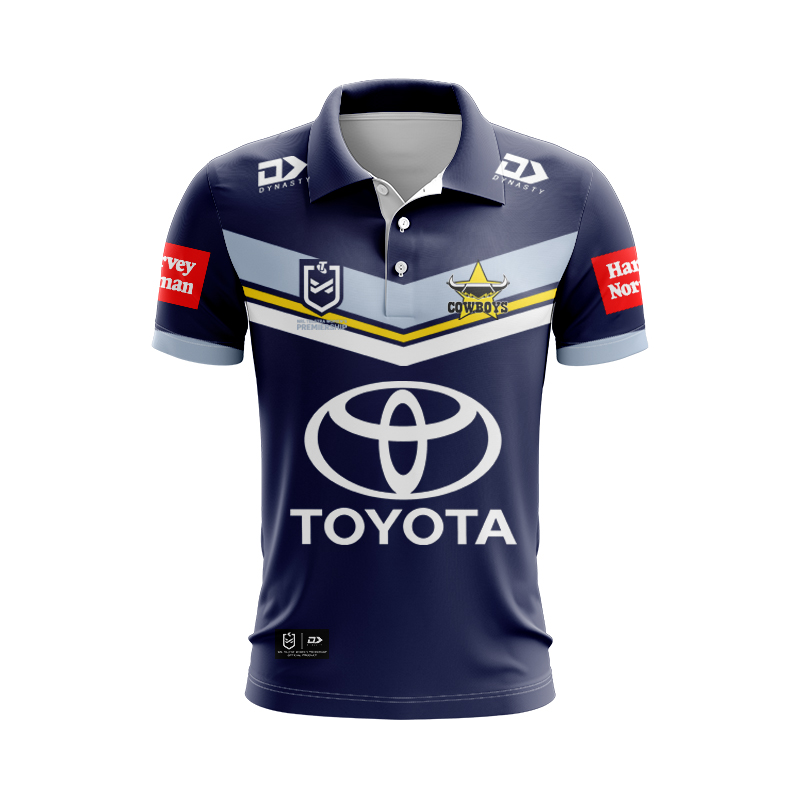 NRLW North Queensland Cowboys 2024 Home Polo Shirt
