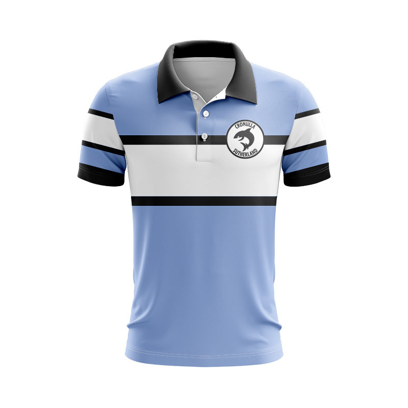 NRL Cronulla-Sutherland Sharks 1973 Retro Polo Shirt