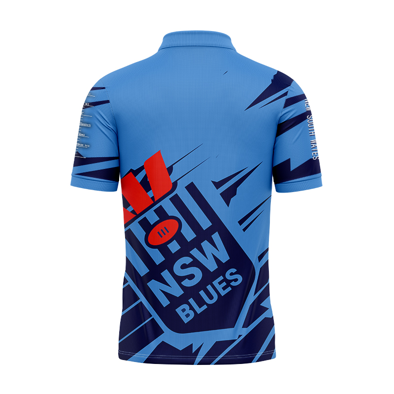 NSW Blues 2024 'FISHFINDER' Fishing Polo Shirt