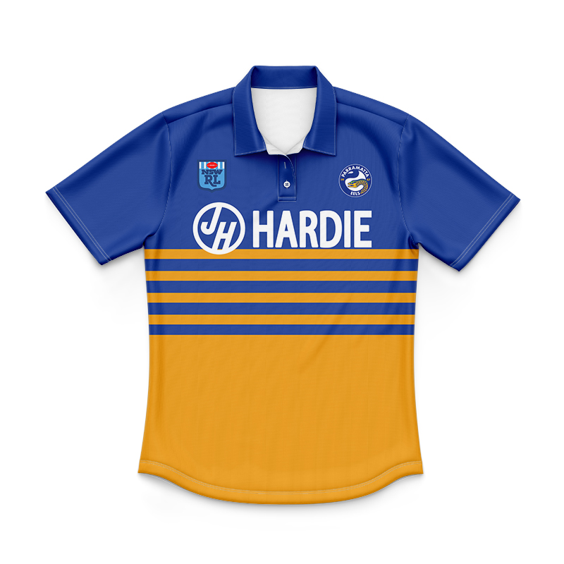 Kid's NRL Parramatta Eels 1986 Retro Polo Shirt