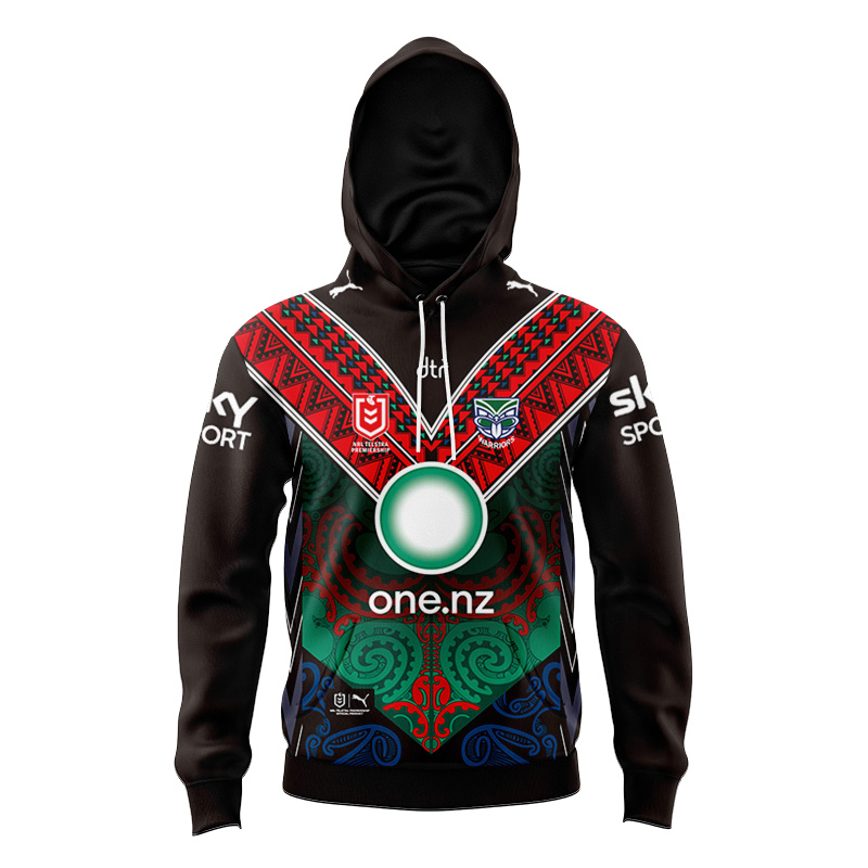 Kid's NRL New Zealand Warriors 2023 Indigenous Hoodie