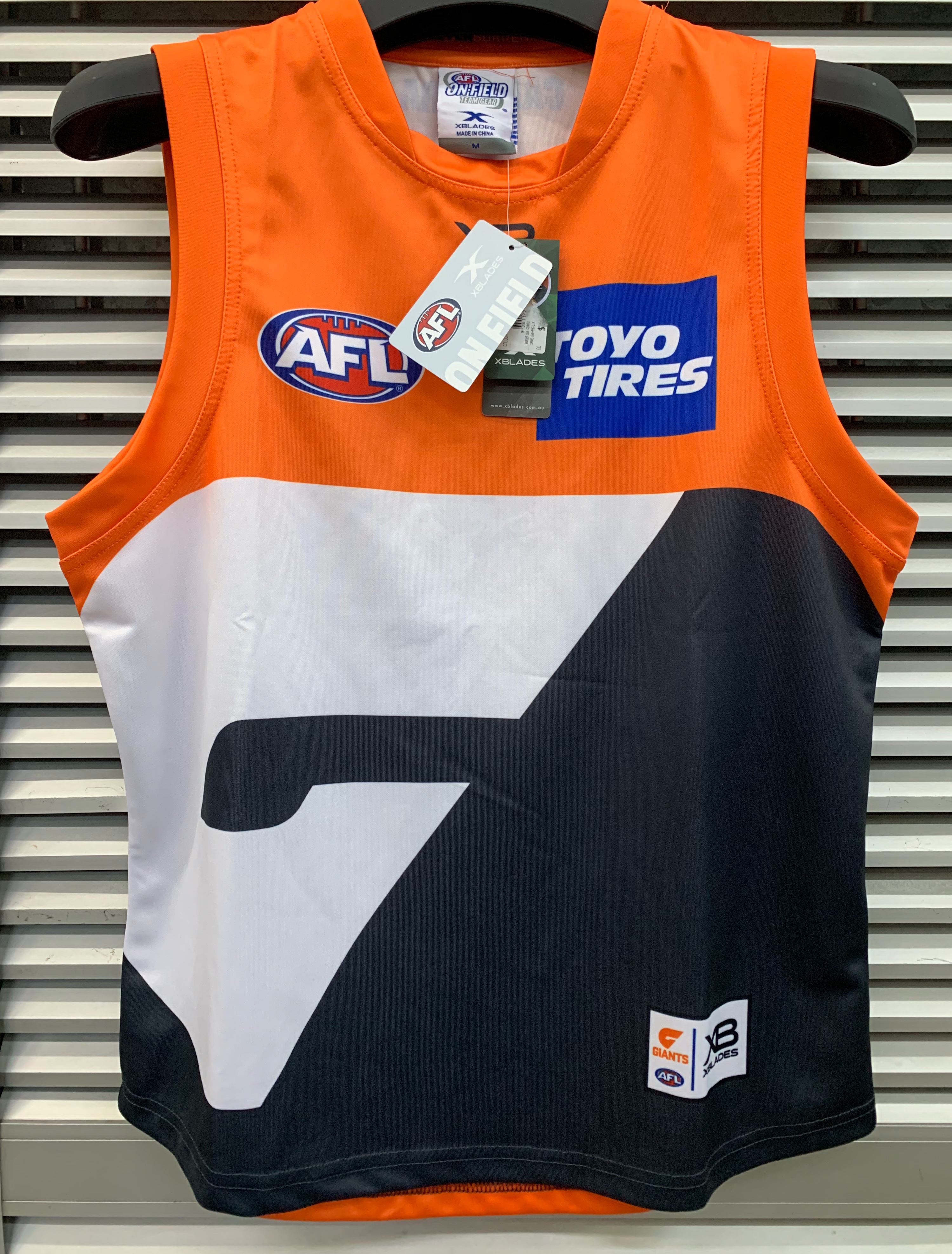 AFL GWS Giants 2020 Home Guernsey