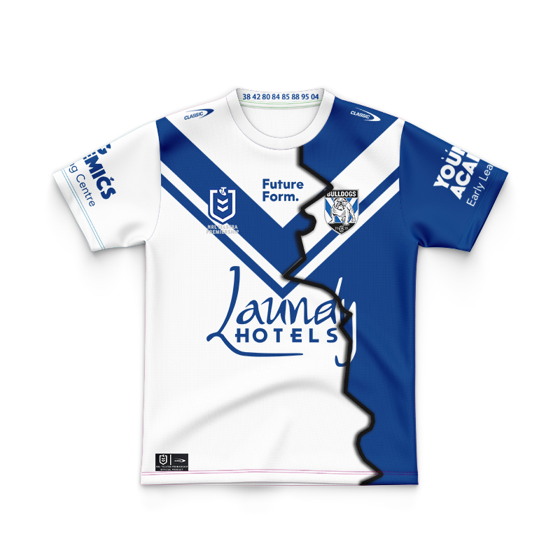 Kid's NRL Canterbury-Bankstown Bulldogs 2024 Mix Jersey