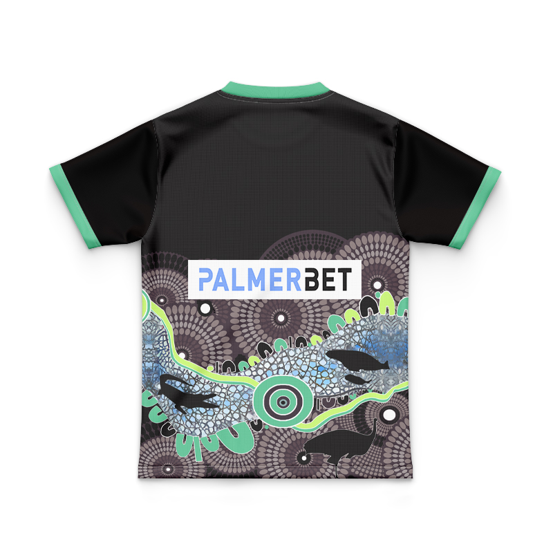 Kid's NRL Canberra Raiders 2024 Indigenous Run Out Jersey