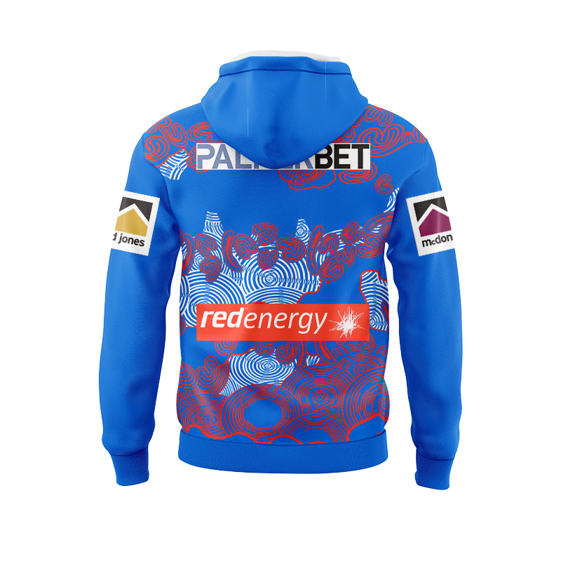 NRL Newcastle Knights 2024 Warm Up Hoodie