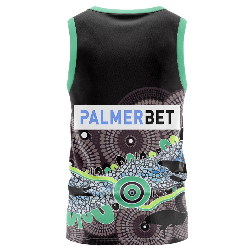 NRL Canberra Raiders 2024 Indigenous Run Out Singlet