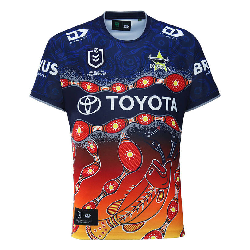 NRL North Queensland Cowboys 2024 Indigenous Jersey