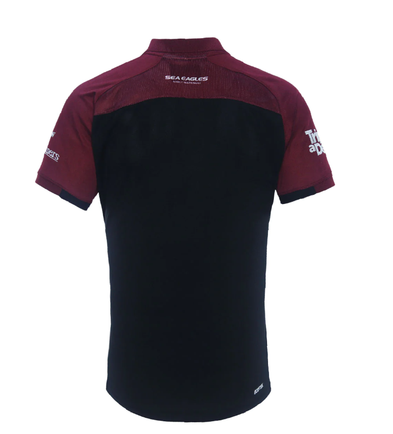 NRL Manly Warringah Sea Eagles 2024 Players Red Black Polo Shirt