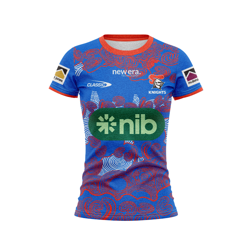 Women's NRL Newcastle Knights 2024 Warm Up Jersey