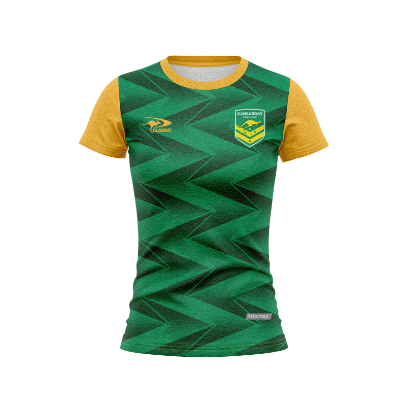Women's Australia Kangaroos 2024 Green Pro Training Jersey