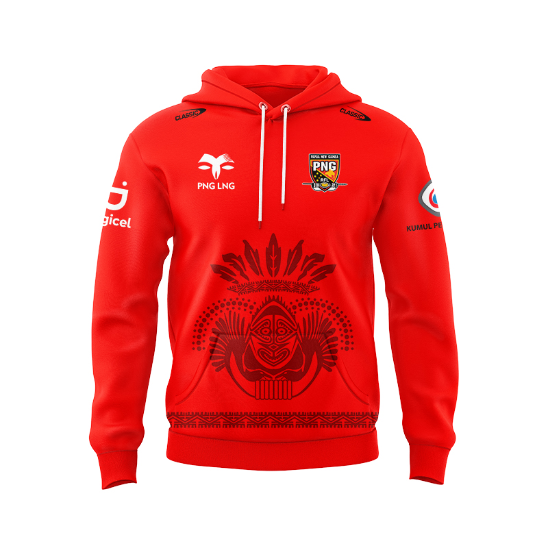 Papua New Guinea Kumuls 2024 Red Hoodie